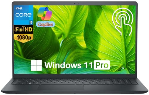 Dell Inspiron 15 3530 Touchscreen Laptop Computer, 15.6 FHD Anti-Glare Touchscreen, Intel 10-Core i5-1334U(Up to 4.6 GHz), 20GB RAM, 512GB SSD, Copilot AI, WiFi 6, Student & Business, Windows 11 Pro