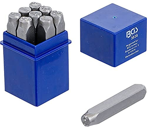 BGS 3038 | Einschlagzahlen | 8 mm | DIN 1451 | Schlag-Zahlen / Schlagstempel