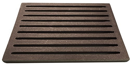 Tableau Four Grille Grille d'angle Plaques rouille rouille 16 x 22 cm