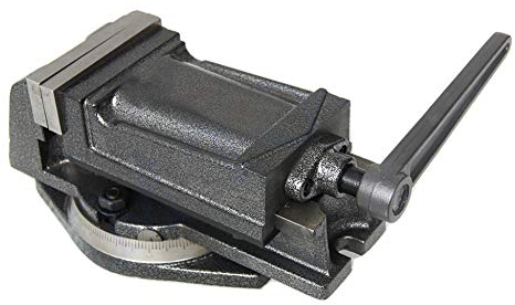 KATSU Étau d'Établi 4 100mm, Précision à 360 Degrés Base Rotative Pilier Radial Perceuse à Colonne Tour Fraiseuse Pince pour Mécaniciens et Ingénieurs 4021544