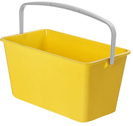 Apex Secchio Rettangolare 15 Litri – Extra Lungo per Attrezzi fino a 40 cm, Plastica di Alta Qualità, 44 x 26 x 22 cm