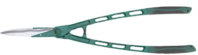 Easylife Lightweight Hedge Shears - Long Handled Garden Shears for Pruning and Trimming - 67cm Aluminium Handles with Non-Slip Grips - Cuts Stems up to 1.3cm Thick, 68L x 5W, Green