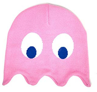 Pacman Beanie Pinky Pink
