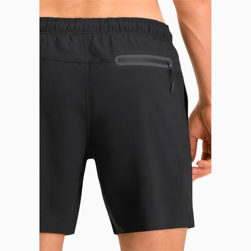 PUMA Unisex Medium Length Swim Shorts Badebekleidung, Schwarz, L EU