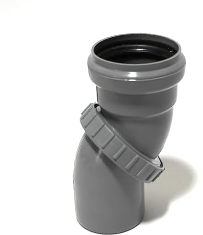 HT Bogen einstellbar 15, 30, 45, 67 90° DN50 DN 100/110 Bogen mit Gelenk ein Bogen alle Biegungen (DN 50)