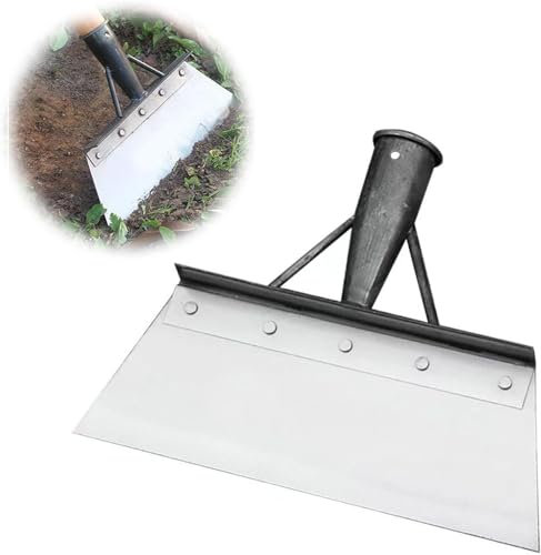 Pala da giardino da 20 cm, sarchiatore, pulitore per esterni, Pala da Giardino Multifunzionale per Pulizia Erbacce e Muschio, Attrezzi per Diserbo e Piante (senza manico in legno)