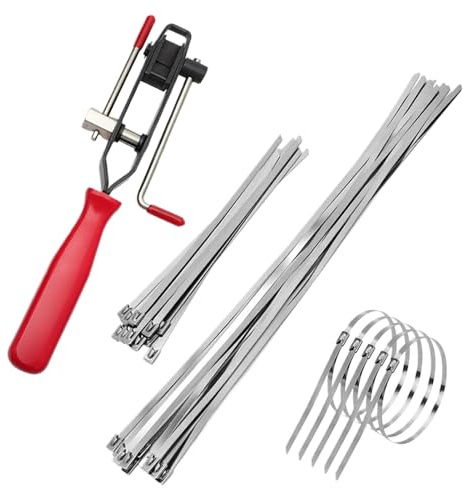Ahuuen Herramienta para Abrazaderas De Fuelle Homocinético - Herramientas de Abrazaderas Ajustables de Acero Inoxidable para Fuelle de Junta Homocinética - Accesorios para Vehículos para Talleres