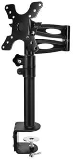 Monoprice 3 Way Adjustable Tilting Desk Mount Bracket for LCD/LED TV Upto 13-30-Inch - Black
