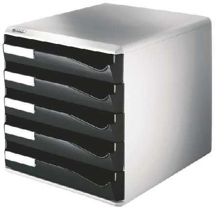 Schubladenbox 5 Laden schwarz LEITZ 52800095