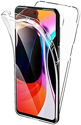 Funda 360º para móvil Xiaomi Redmi Note 9 Pro / Note 9s Silicona Transparente - Carcasa Resistente Full Body Delantera y Trasera Doble Cara Completa Entera (Xiaomi Redmi Note 9 Pro / Redmi Note 9s)