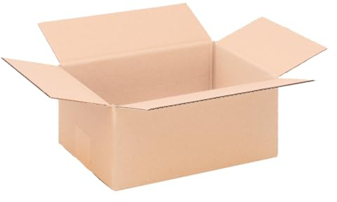 Förpackning vikbara kartonger 260 x 170 x 120 mm brun (yttermått 265 x 175 x 125 mm) KK 27 1-vågig fraktkartong för medelstora varor, DHL-paket, kartonger (1 000 stycken)