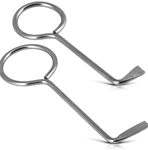 Sinirttou Lot de 2 Clés à serrure ProfessionnellesUniverselles,Clé universelle,Clé Universell,Crochetage Serrure Professionnel,kit Crochetage Serrure pour Ouvre Serrure à Barbe Serrure Porte Chambre