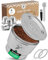 Capsule de café rechargeable en acier inoxydable à remplir - Capsule de recharge réutilisable pour les amateurs de café soucieux de l'environnement - Compatible avec les machines Nespresso +