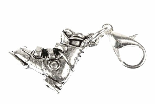 Miniblings Avvio Sci Invernale Fascino Sci Scarponi da Sci - Gioielli Fatto a Mano Argento Placcato I Ciondoli - Braccialetto di Fascino - Pendente per Il Braccialetto