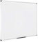 Bi-Office MA0507178 Magnetisches Whiteboard Maya W, Trocken Abwischbar, Mit Alurahmen Und Stifteablage, Magnettafel, Memoboard, Lackierte Stahloberfläche 120 x 90 cm, grau, Grau,Schwarz