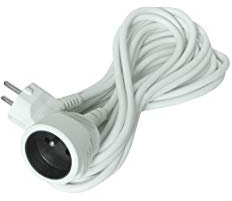 Solight 1-Wege-Verlängerungskabel, 10m, 3 x 1,5mm2, Weiß,Verlängerungskabel, Steckdose, 230v, 1-Wege-Verlängerungskabel, 10m, 3 x 1,5mm2, Weiß, Ps