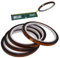 Senven 3D Drucker Hitzebeständiges Tape Polyimid Elektronik Isolierband 33M Bandlänge, Band Klebeband hitzebeständiges Abdeckband Heißklebeband (33m × 5 mm) × 4