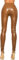 Koucla Highwaist Hose Wetlook Lederlook Optik Damen Hose mit Zip (Cappuccino, S)