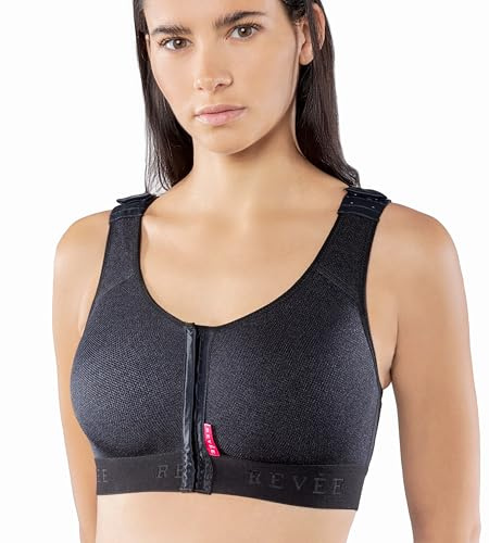 REVÉE Reggiseno Post-Operatorio - Reggiseno Donna per Mastoplastica Additiva, Riduttiva, Sostituzione Protesi, Mastopessi, Oncoplastica, Quadrantectomia, Reggiseno Gravidanza, Bra Julie