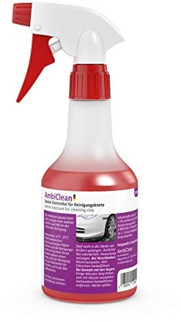 AmbiClean® Gleitmittel für Reinigungsknete zur optimalen Ergänzung der Autopflege, Reinigungsmittel zur schonenden Lack-Reinigung - 500ml