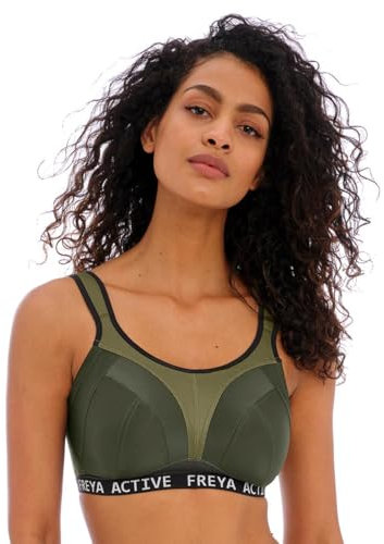 Dynamic Soft Cup Sports Bra Khaki Green 30DD