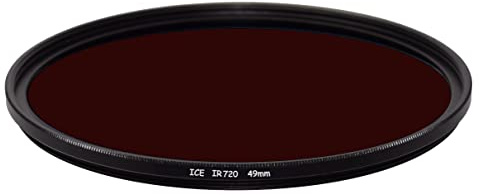 ICE Slim IR 49mm Filter Infrared Infra-Red 720HB 720nm 720 Optical Glass 49