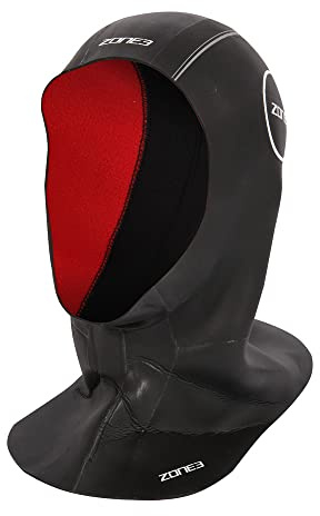 ZONE3 Heat Tech Balaclava Swim Cap/Thermal Neoprene Head Cover With Fleece Lining Desinged To Fit Underneath The Wetsuit For Cold Water Swimming