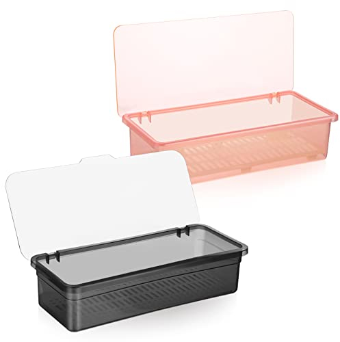 Cabilock 2PZ Vassoio Per Posate Con Coperchio Portaposate Da Cucina E Organizer Per Cassetti Per Utensili Contenitore Per Posate Da Appoggio Con Coperchio Per Cucina Picnic All'aperto