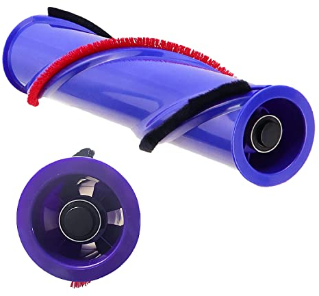 Fictezlove Bürste Rolle für Dyson V8, Brushroll Brushbar Ersatz für Dyson V8 Staubsauger, Bürstenrolle Scrollleiste Ersatzteile Modelle Teil Nr. 967485-01 (3-poliger Antrieb,50MM)