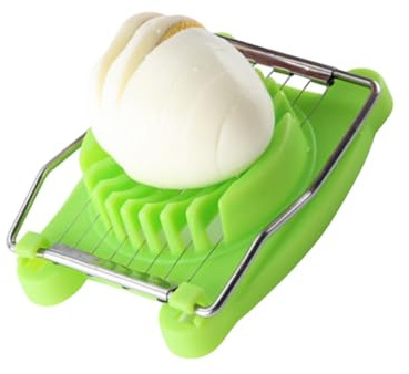 DECOMELODY Cortadora De Huevos Creativa De Acero Inoxidable Cortador De Huevos Multifuncional Separador Para Cocina Para Cocidos
