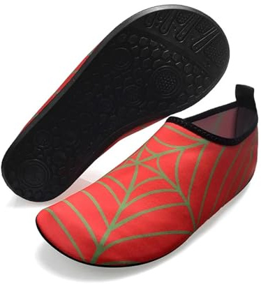 HWJFDC våtdräktsstrumpor unisex skor inomhus yoga fitness snabbtorkande strandsko par bärbar simning aqua (K03-4 som visas, 48-49)