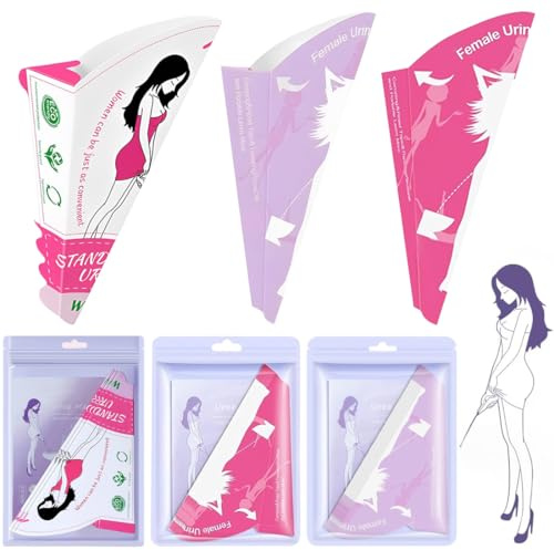 30 Pezzi Coni per Pipi Donna USA e Getta da Viaggio, Coni per Pipi Donna USA e Getta da Viaggio, Orinatoio Portatile Donna di Carta Coni Pipi Donna Monouso,Pipilotta Femminile,per Campeggio Escursioni