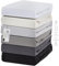 Hometex Premium Textiles Exclusive Spannbettlaken Spannbetttuch bis 25 cm Steghöhe | Bettlaken 100% Baumwolle | Extra starker Stoff 160 g/m² | Oeko-TEX® Made IN Green | 180-200x200 cm | Silber