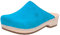 Berkemann Unisex Natur-Toeffler Holzschuh, aquamarin, 38 2/3 EU