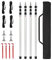 Sonnewelt 4X Zeltstange, Zeltgestänge Aluminiumlegierung, 87.5-234.5cm Höhenverstellbar Zeltstangen, Zelten Zeltstange mit Twist-Lock-Mechanismus für Zelt, Tarp, Sonnensegel oder Plane
