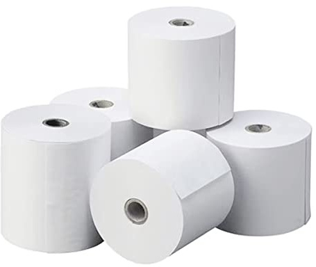 Rollo Papel Térmico Para Impresoras TPV Y Datáfonos 80x80 Paquete de 8 Rollos