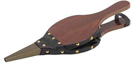 Wnvivi Soufflet de Cheminée, Outils de Cheminée à Souffleur D'air Manuel, Outils de Soufflet de Foyer, Soufflet en Bois pour Barbecue de Camping en Plein Air