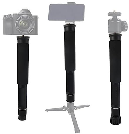 Monopod, Monopod de 8 Secciones Aleación de Aluminio Fotografía Unipod Stick Monopod de Viaje para Senderismo Camping Selfie Stick
