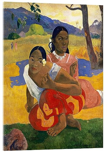 När ska du gifta dig? Akrylglastavla av Paul Gauguin 13 x 18 cm Tavlor Väggdekoration