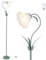 Stepeak Lampada da Terra Verde Soggiorno, Lampada da Terra con Paralume a Fiore e Lampadina a LED, Lampada a Fiore Mughetto, Lampada da Terra a Fiore Moderna da Pavimento per Camera da Letto, Ufficio