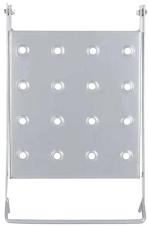 Work Shelf Ladder Table - Mounting Attachment Plate | Holder with Safety Bar Load 150 kg Capacity Construction Worker Painter Installer Renovation Gutter Cleaning