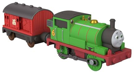 Thomas & Friends Motorized Percy Engine & Mail Car by Fisher-Price
