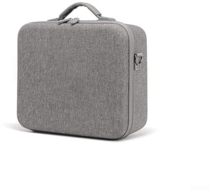 Étui de rangement pour XGIMI PLAY 66E, boîte de transport élégante grise pour projecteur, sac de voyage, organiseur de protection avec bandoulière (gris)
