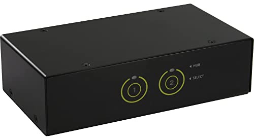 InLine 62622I KVM Desktop Switch, 2-fach, HDMI, USB 3.0 Hub, mit Audio