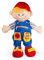 Weiche Stoffpuppe Junge 36 cm Lernpuppe Kuschelpuppe