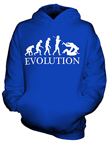 Candymix – Judo Evolution of Man – unisex barn huvtröja pojkar flickor barn småbarn tröja med huva topp