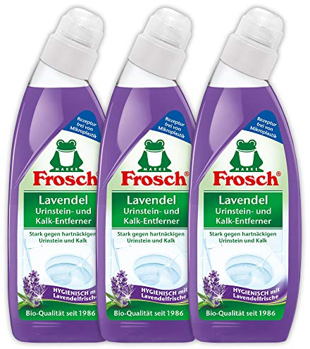 Frosch Lavendel Urinstein- und Kalk-Entferner, Flüssiger WC-Reiniger 750 ml, 3er Pack (3x750ml)
