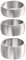 meditoys · Ring aus Edelstahl für Damen und Herren · Bandring 8 mm breit · Silber matt/Gebürstet Größe: 73 (23.2)