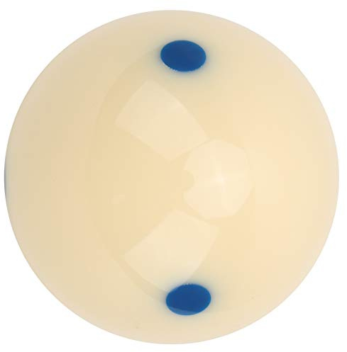 Kudoo Palle da Biliardo, 2-1/4 Misura Standard Pallina da Biliardo da Allenamento con 4 Punti, Palla da Biliardo DOT-Spot(Punto Blu)