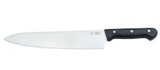 METRO Professional Coltello da chef universale, rivettato e senza ghiera, acciaio inox, 250 mm